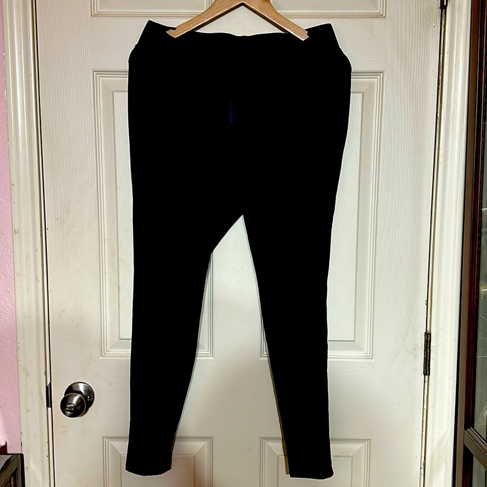 Torrid size 0 black faux leather leggings